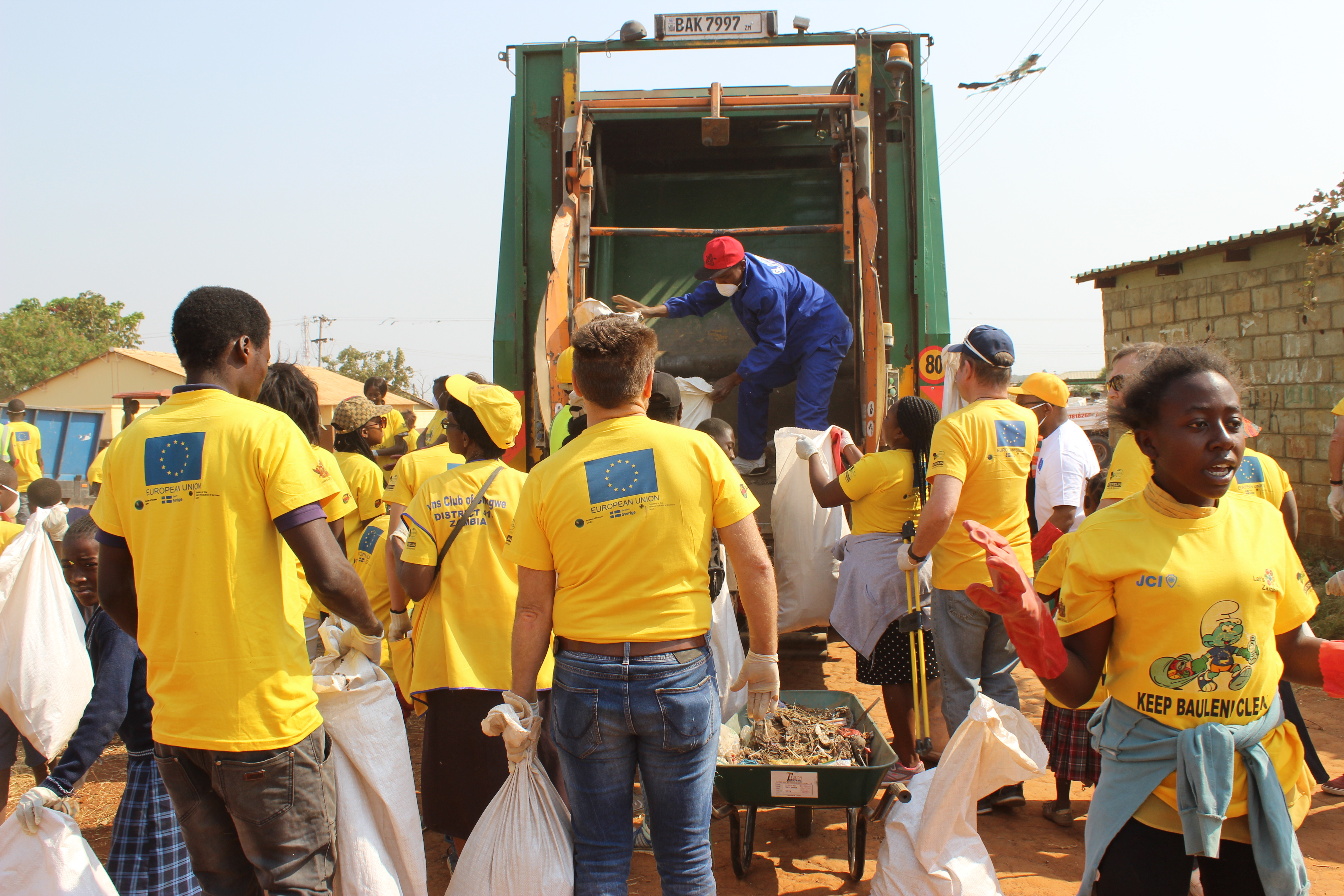 #EUBeachCleanup event in Bauleni, Lusaka, Zambia, 21 September 2019 © European Union