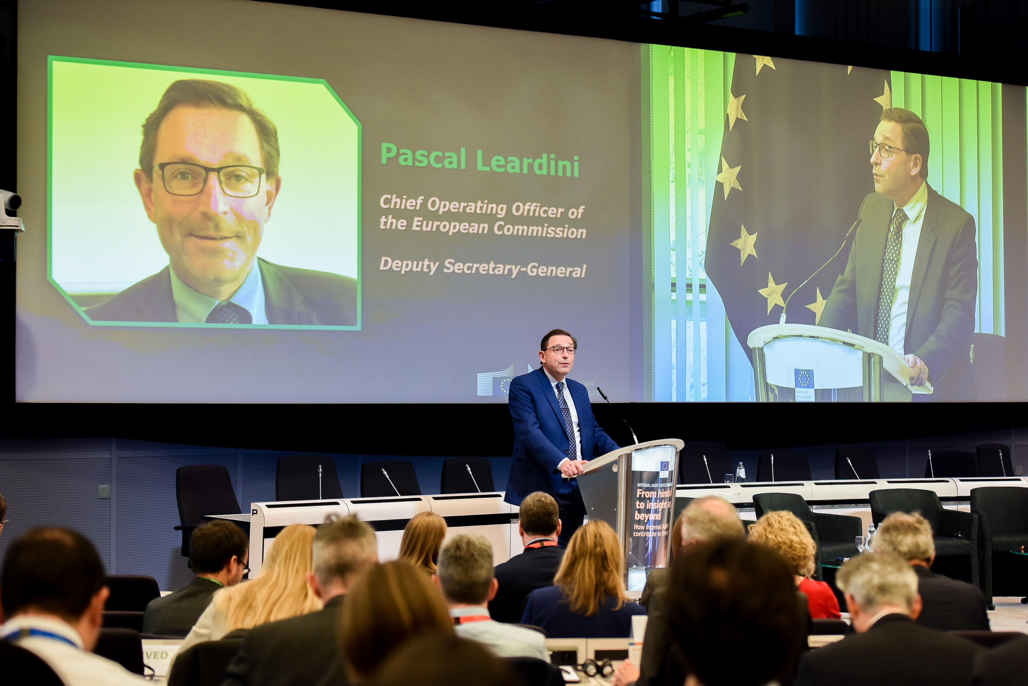 Pascal Leardini at the Internal Audit Service Conference 2019