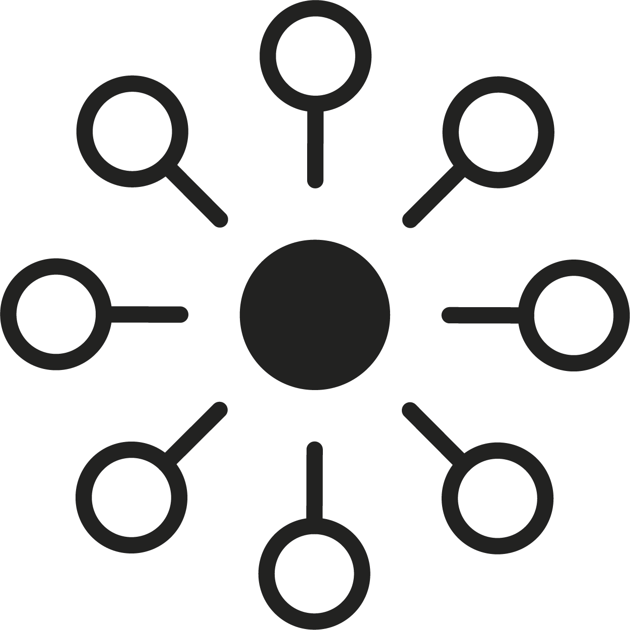 Icon of several dots