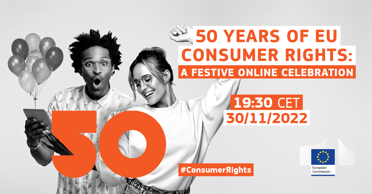 50 Years of EU Consumer Rights: A Festive Online Celebration