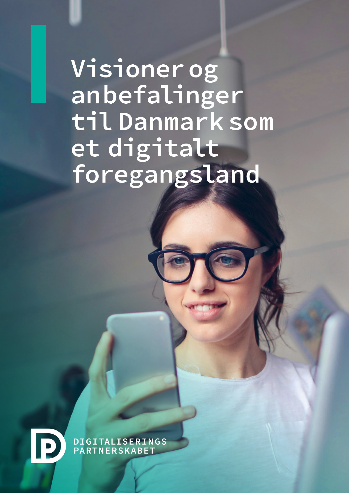 Cover of PDF - Visioner og anbefalinger til Danmark som et digitalt foregangsland 01-10-2021