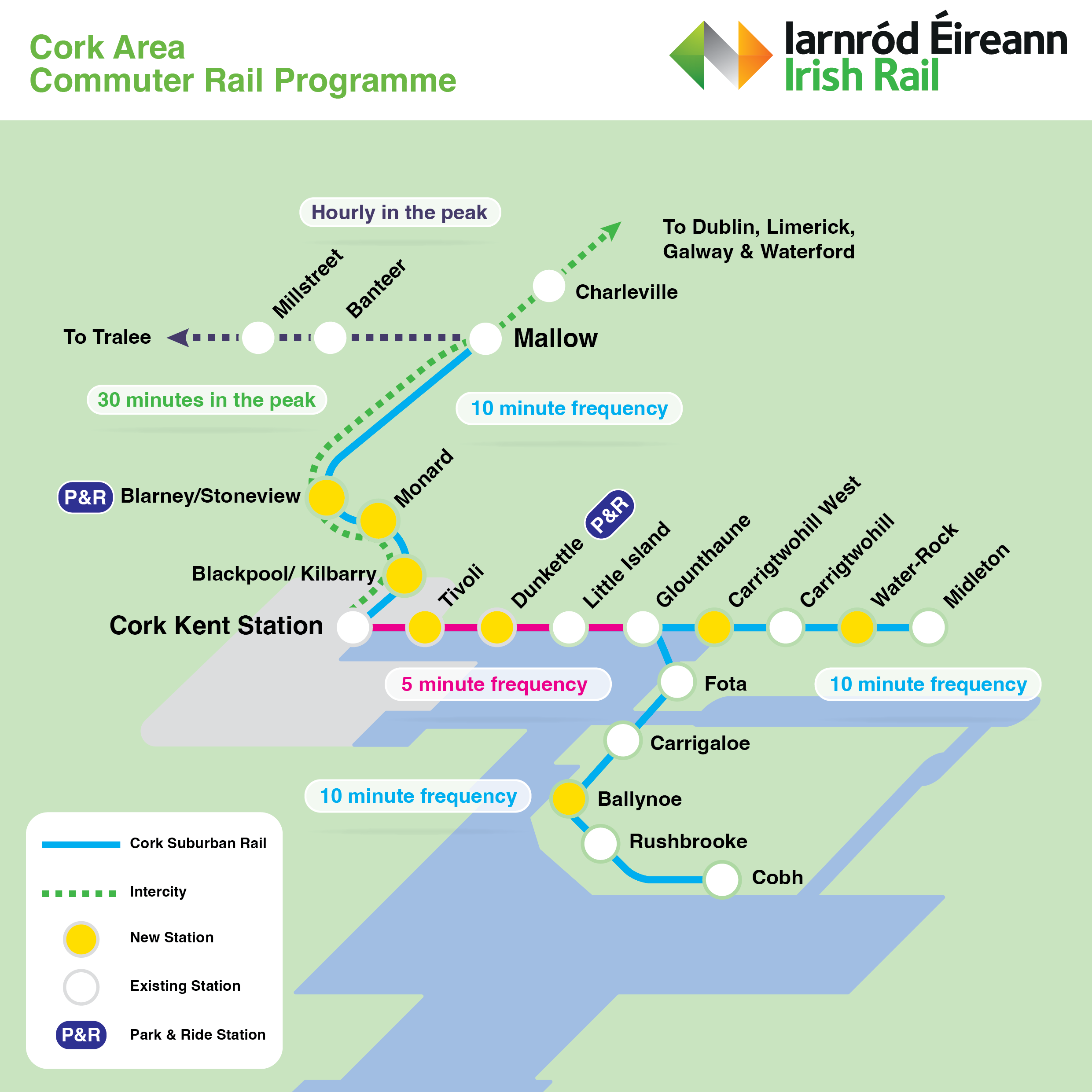 Cork Area Commuter Rail Investment: Enable future electrification through targeted investment