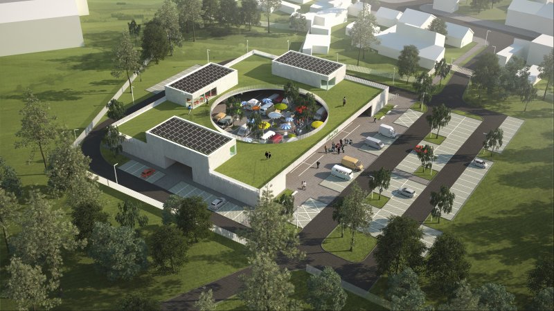 Green Market in Ciechanów