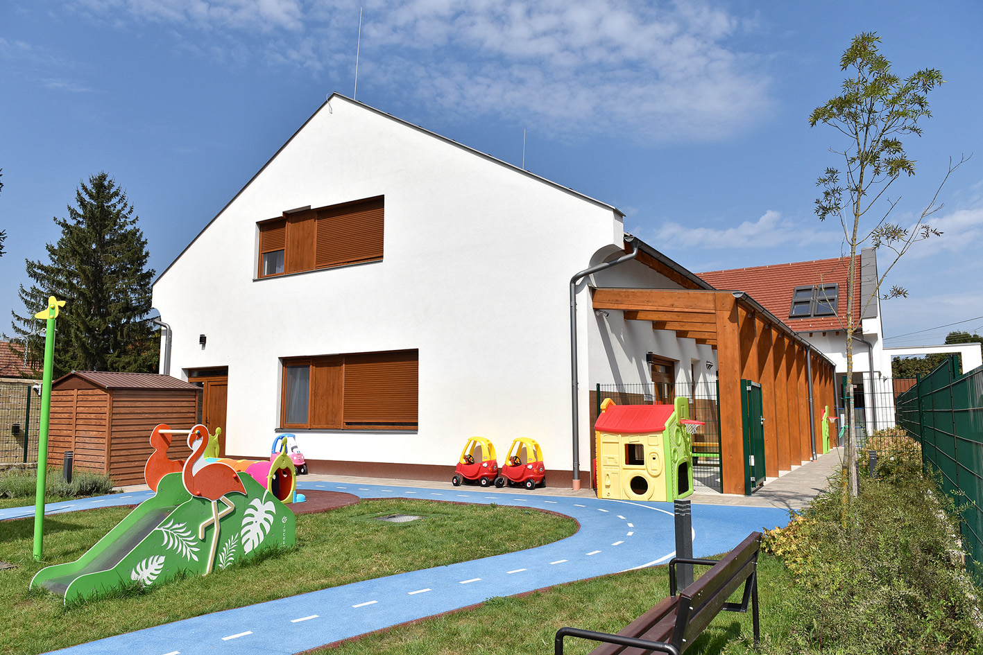 Construction of a Roman Catholic crèche in Mátészalka