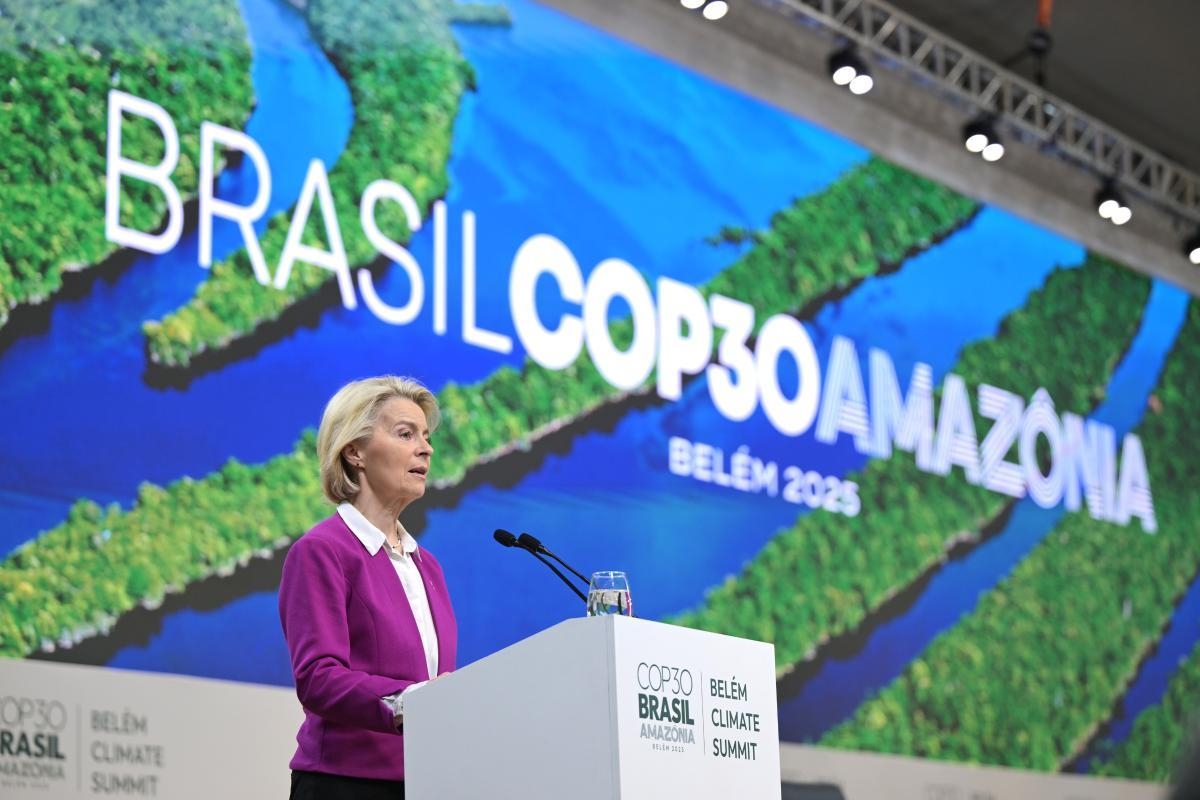 President von der Leyen participates in the opening of the COP30 and reaffirms the EU's climate ambition