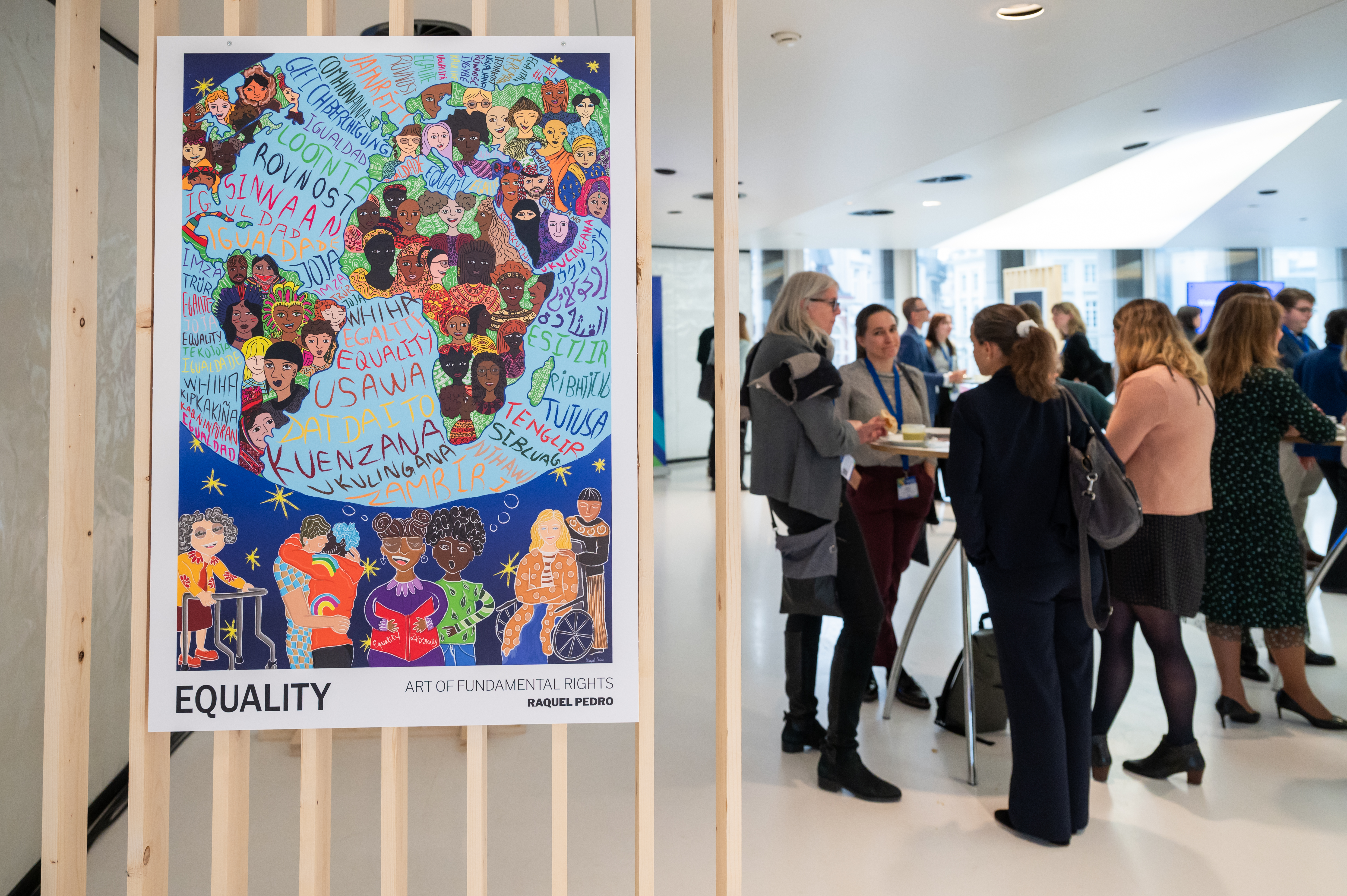 gathering of participants 