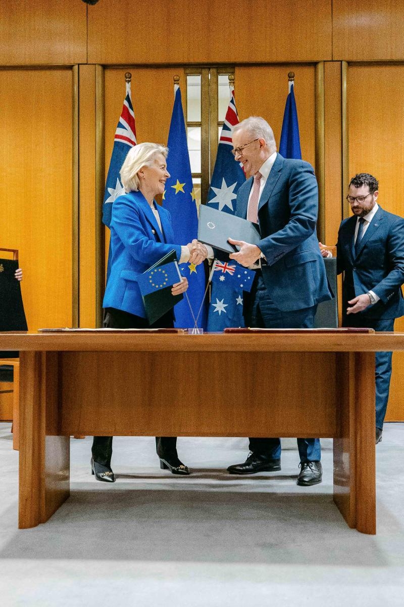 President von der Leyen and Prime Minister Albanese