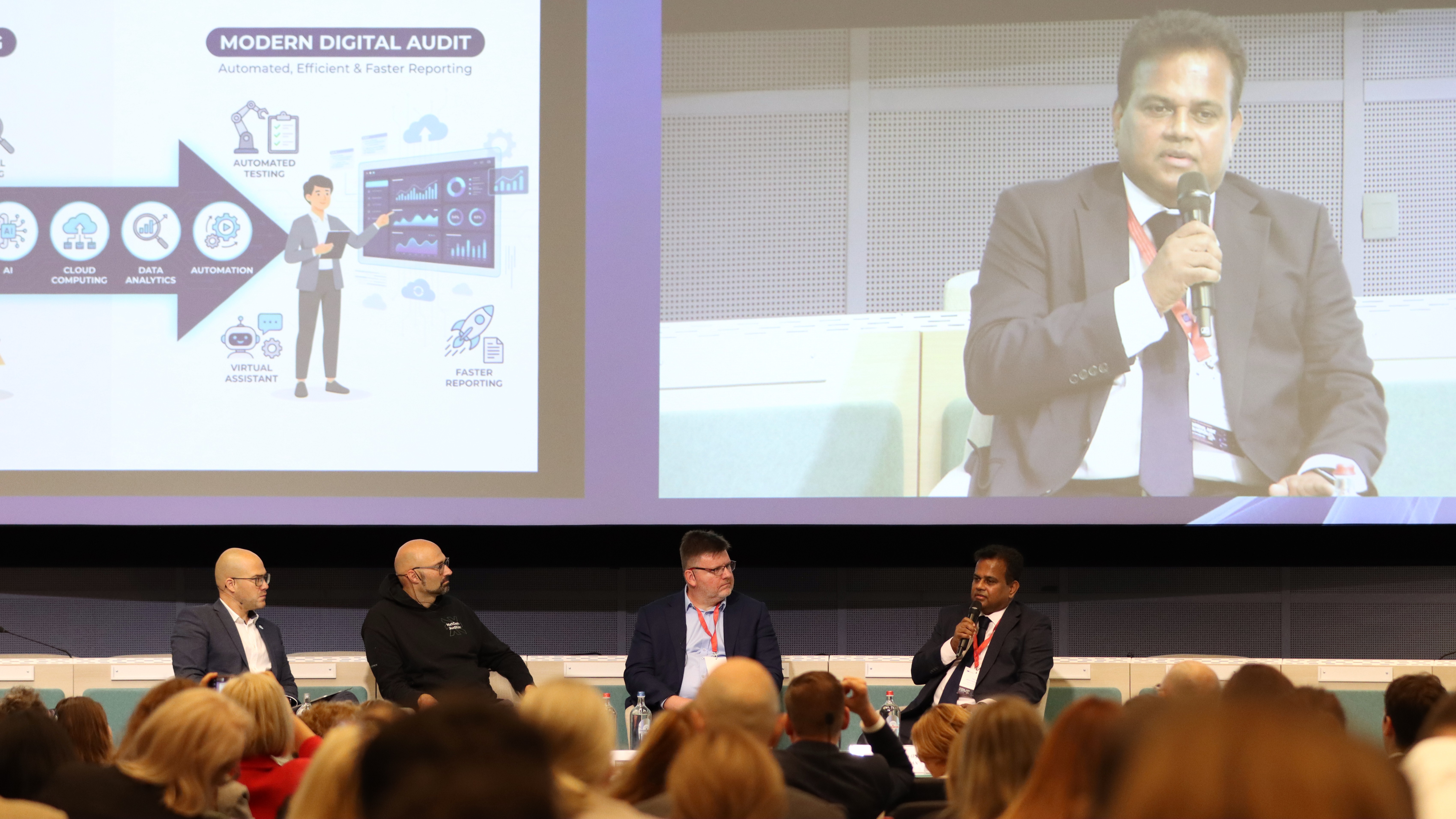 Speakers of the panel 2 during the IAS Conference 2026