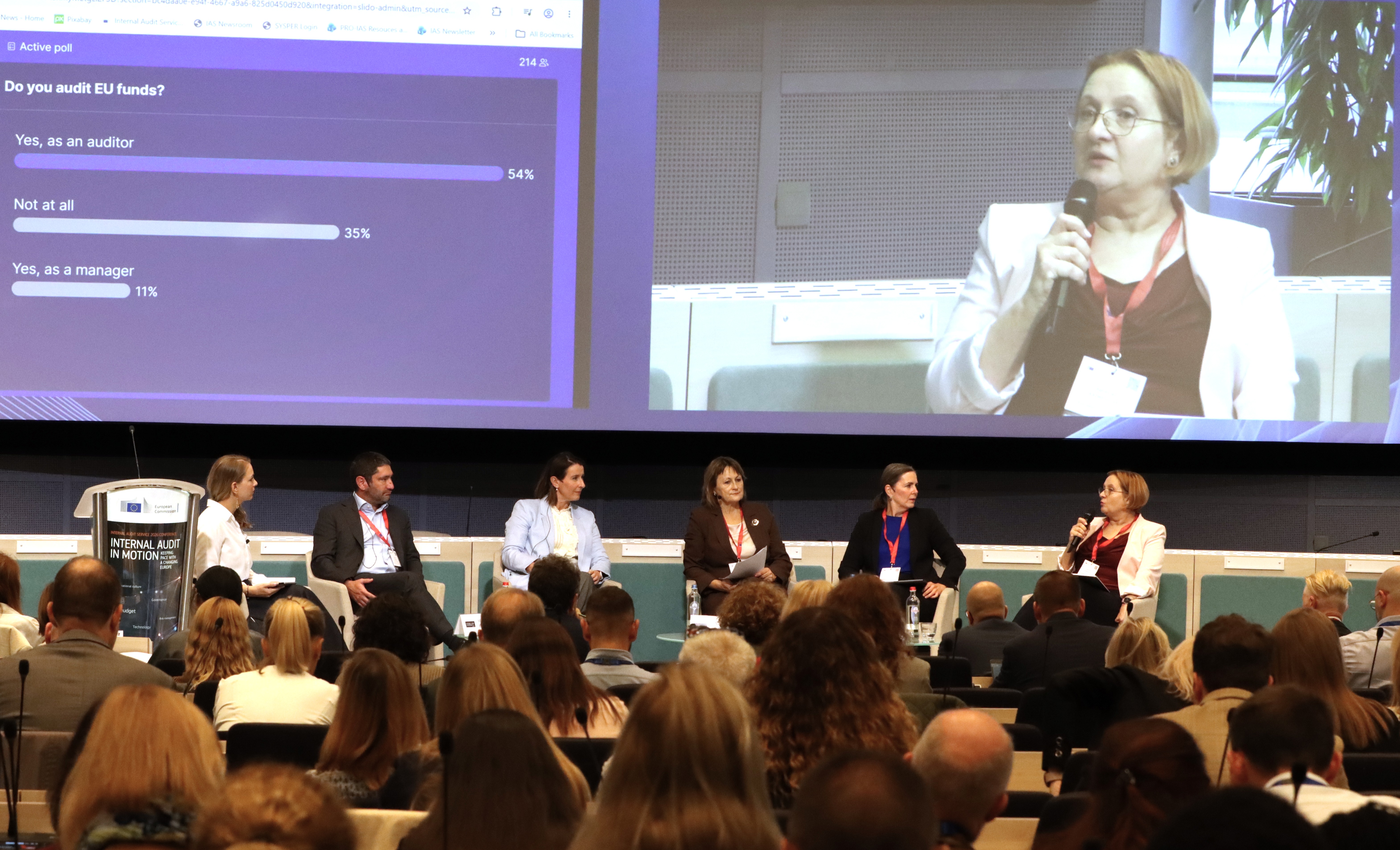 Speakers of the panel 1 of the IAS Conference 2026