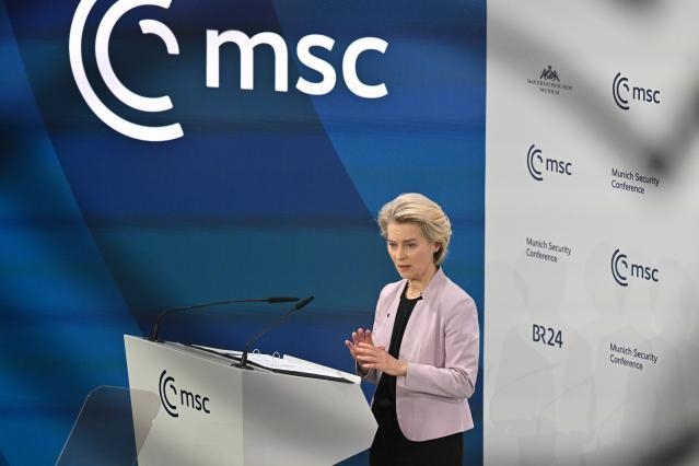 President von der Leyen addresses defence and security of Ukraine at the Munich Security Conference