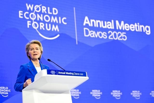 President von der Leyen promotes openness and stronger European competitiveness in Davos