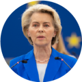 Portrait of Ursula von der Leyen, President of the European Commission