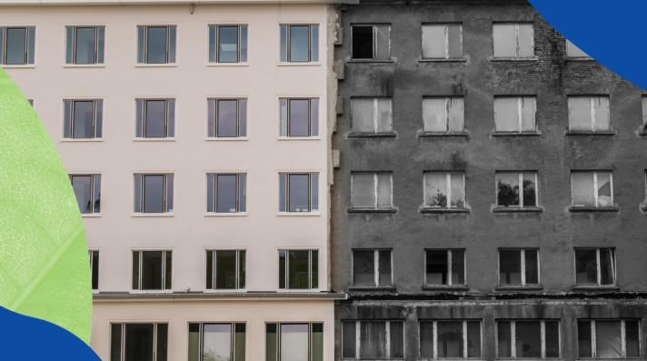 old building vs renovated building