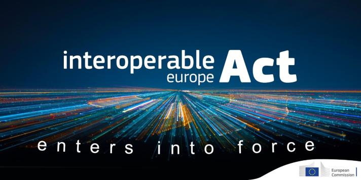 Interoperable Europe Act entry into force