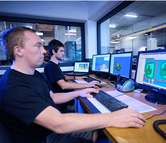 Production of 2K direct injection moulded products at the company Gumarstvo Šrajner