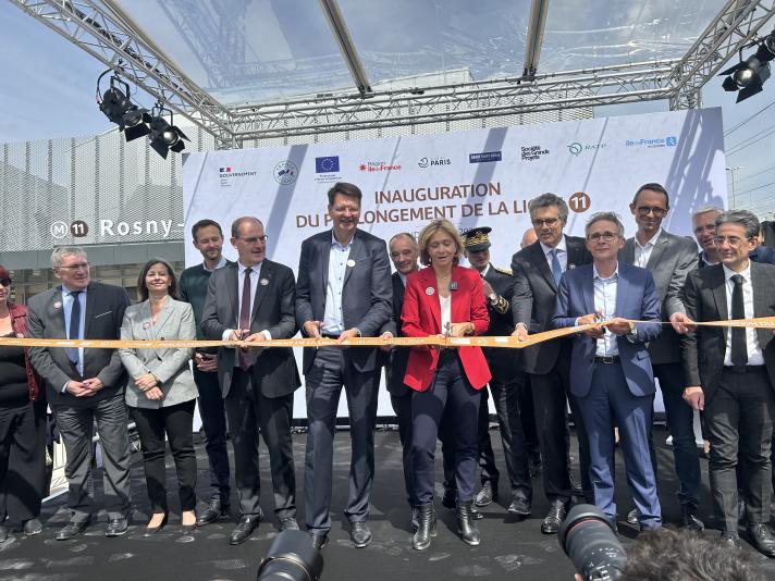 Extension of metro line 11 from Mairie des Lilas to Rosny Bois Perrier