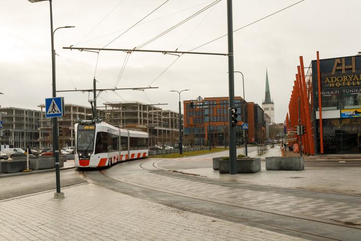 Tallinn Old Port tram line