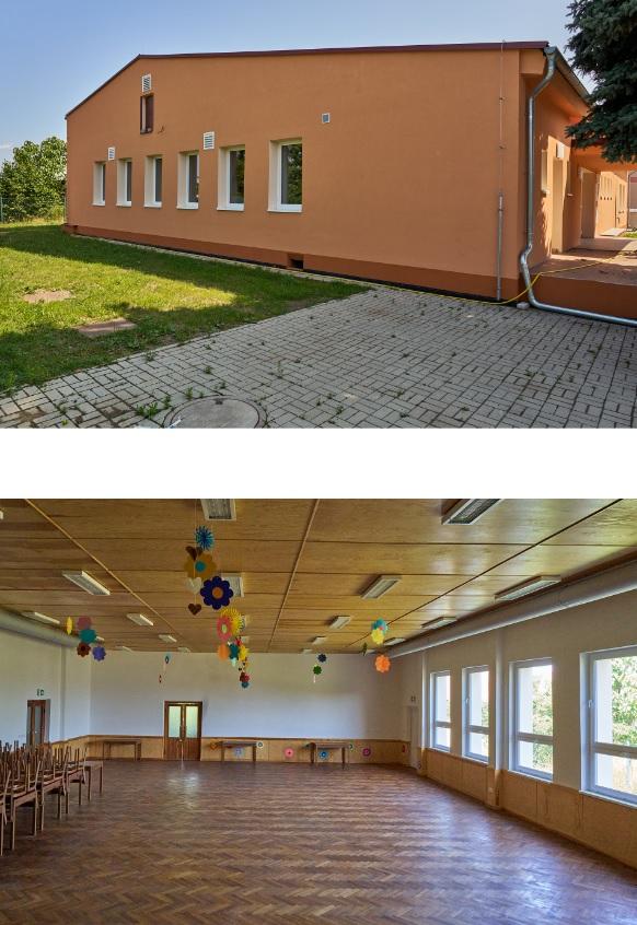 Insulation of the cultural center in the Municipality of Černěves.