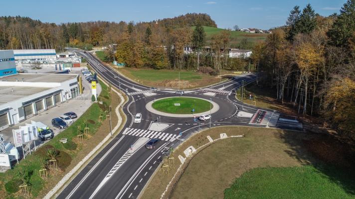 Extension of the Trebnje industrial zone for small businesses with a roundabout on the regional road Trebnje