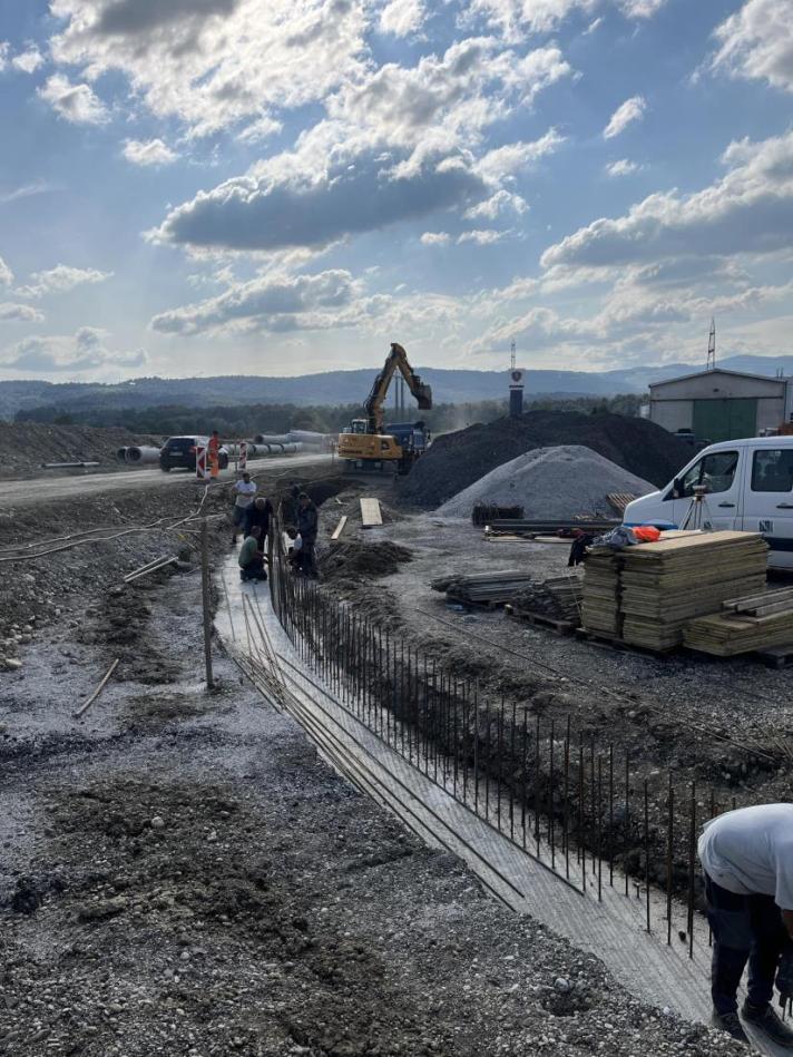 Construction of a southern road in the Hoče industrial zone