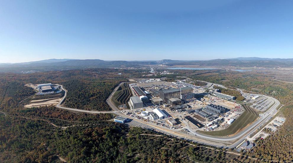 ITER site aerial view