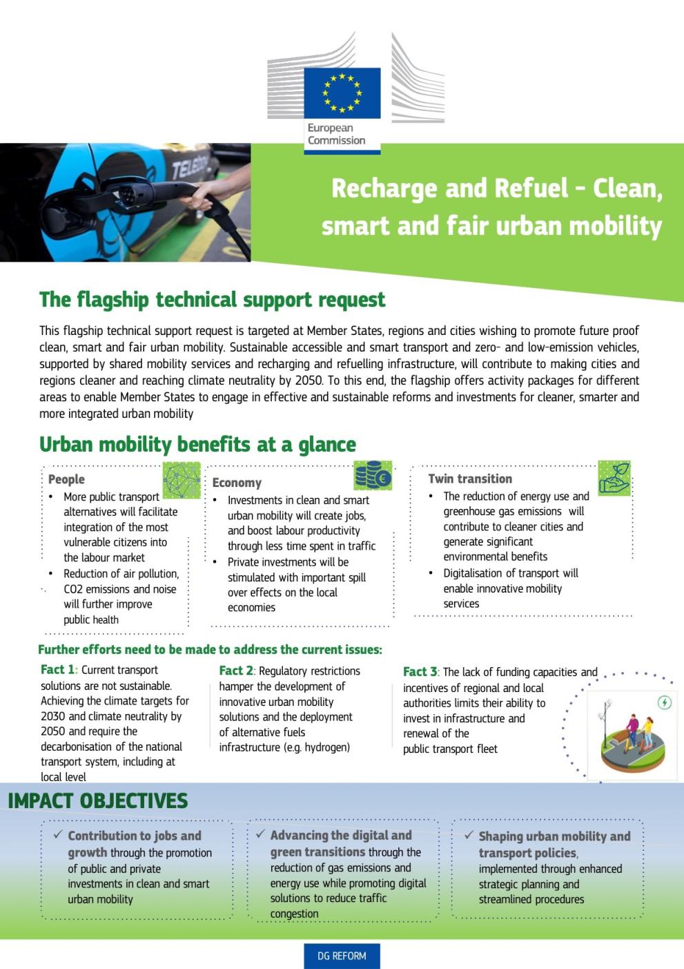 Recharge and Refuel - Clean, smart and fair urban mobility