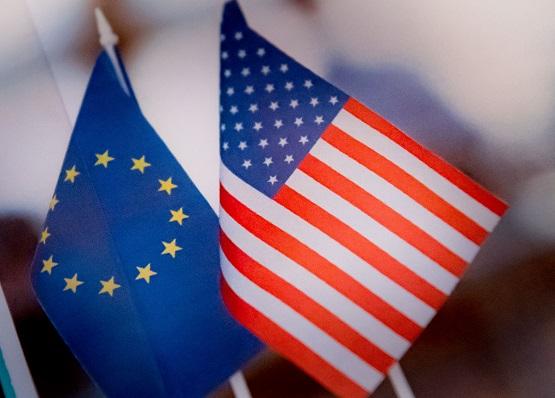EU and US flag