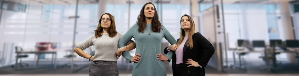 Three determined women