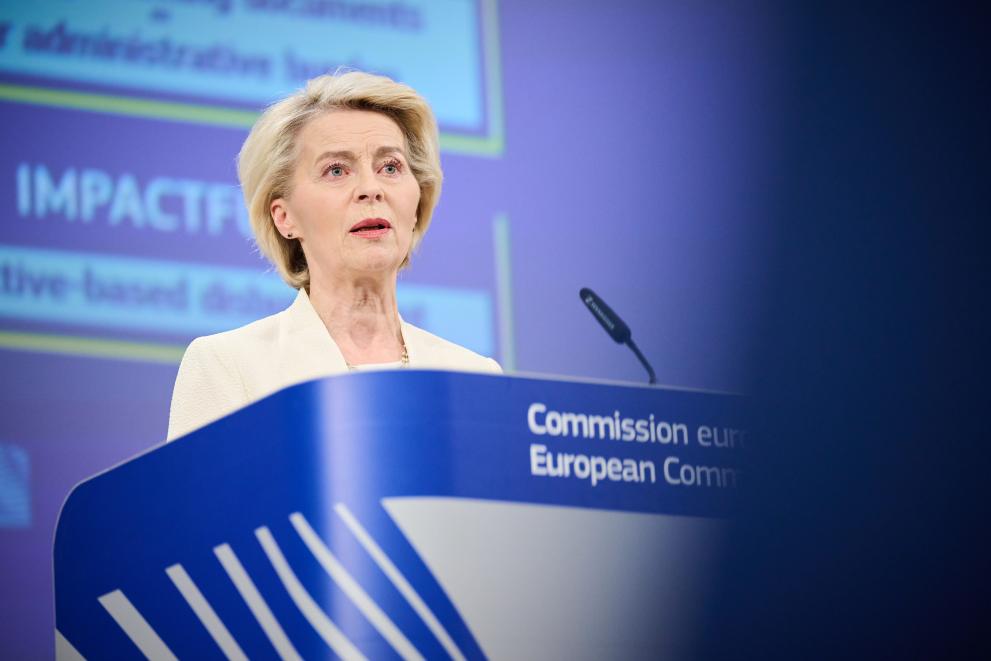 President von der Leyen at the MFF press conference