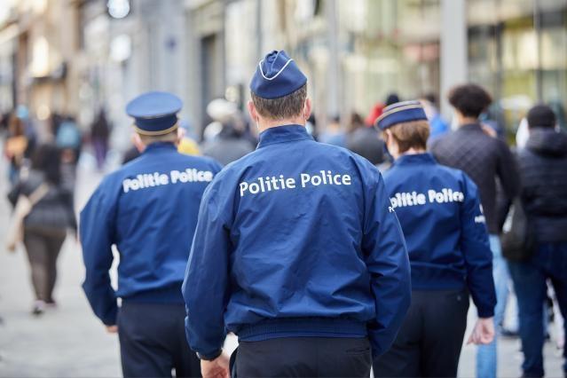 Police officers on patrol