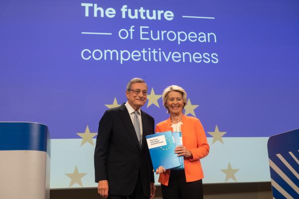 Press conference by Ursula von der Leyen, President of the European Commission, and Mario Draghi, Special Advisor to Ursula von der Leyen, on the report of the future of European competitiveness