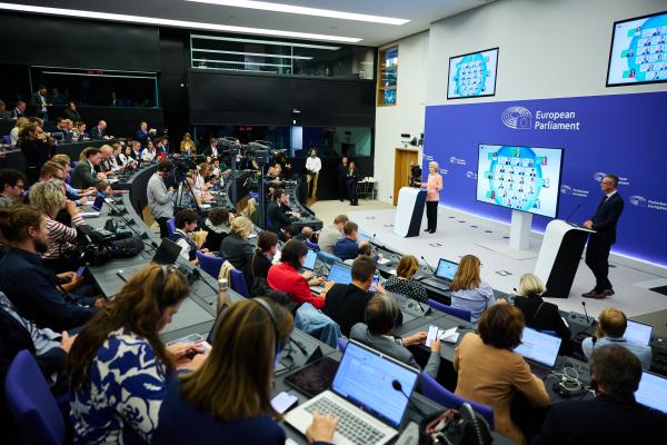 Ursula von der Leyen, President of the European Commission, presents the new members of the College