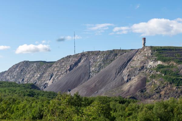 mine of rare earths in Kiruna, Sweden