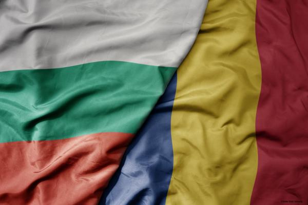 Bulgarian and Romanian flags