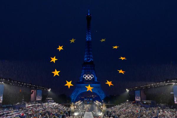 Composition of the EU stars around the Eiffel Tower