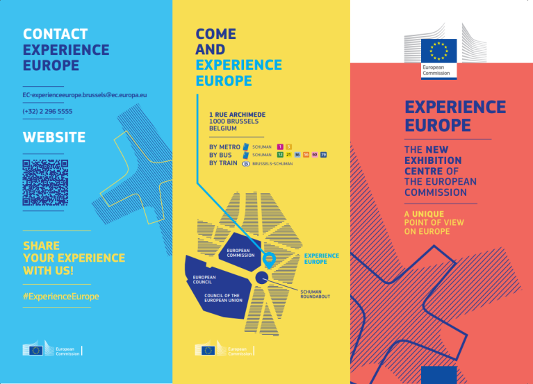 The brochure of Experience Europe